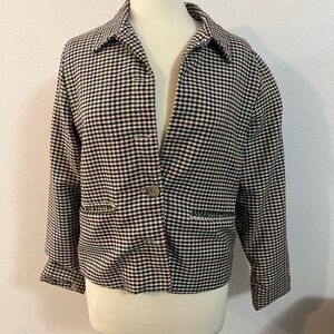 Vintage Paul Harris, designs, houndstooth blazer